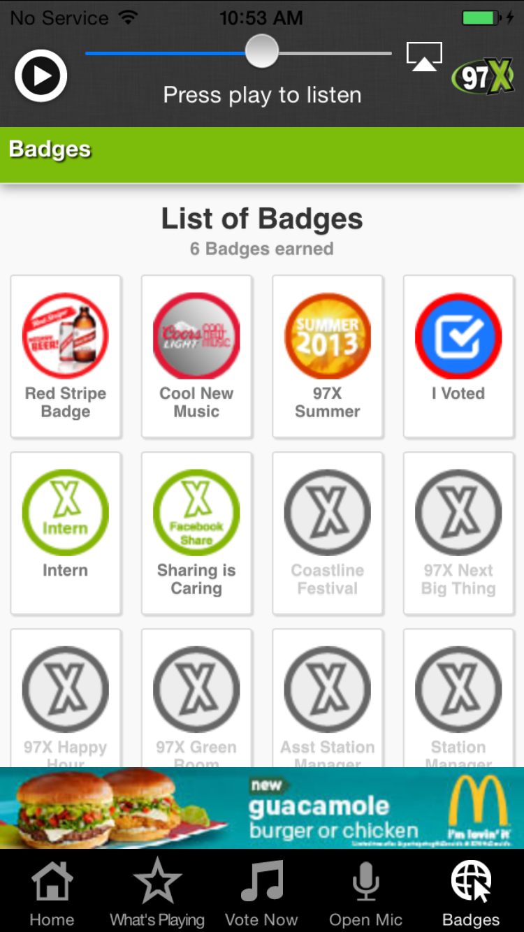 Badges Preview